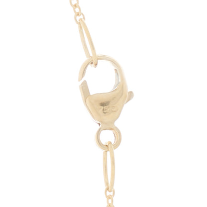 David Yurman 18K Yellow Gold Diamond Turquoise 7mm Petite Chatelaine Pendant Necklace 4 of 6