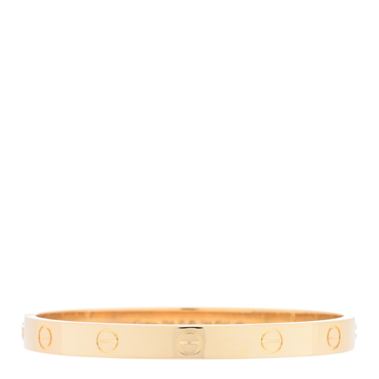 Cartier 18K Yellow Gold LOVE Bracelet 17 1 of 5