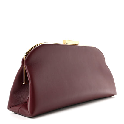 Chanel Lambskin Large Clutch Burgundy 3 of 9