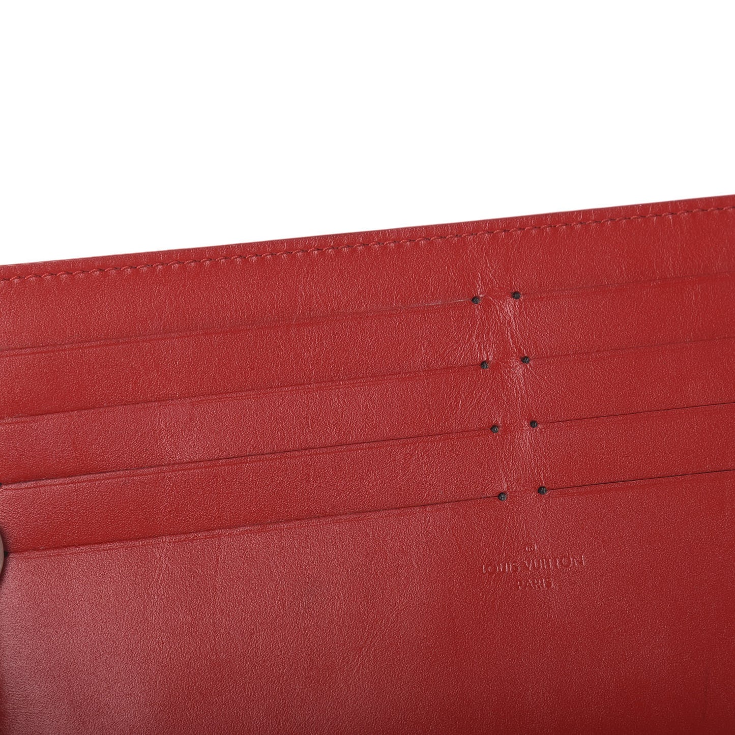 Calfskin Felicie Card Holder Insert Cherry