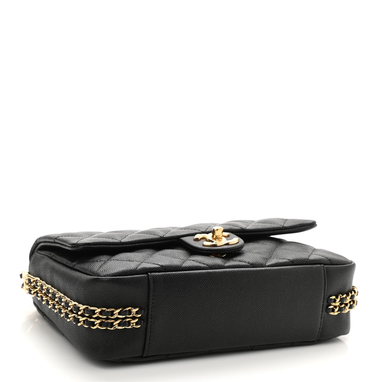 Chanel Caviar Quilted Small CC You Flap Black 3 of 9