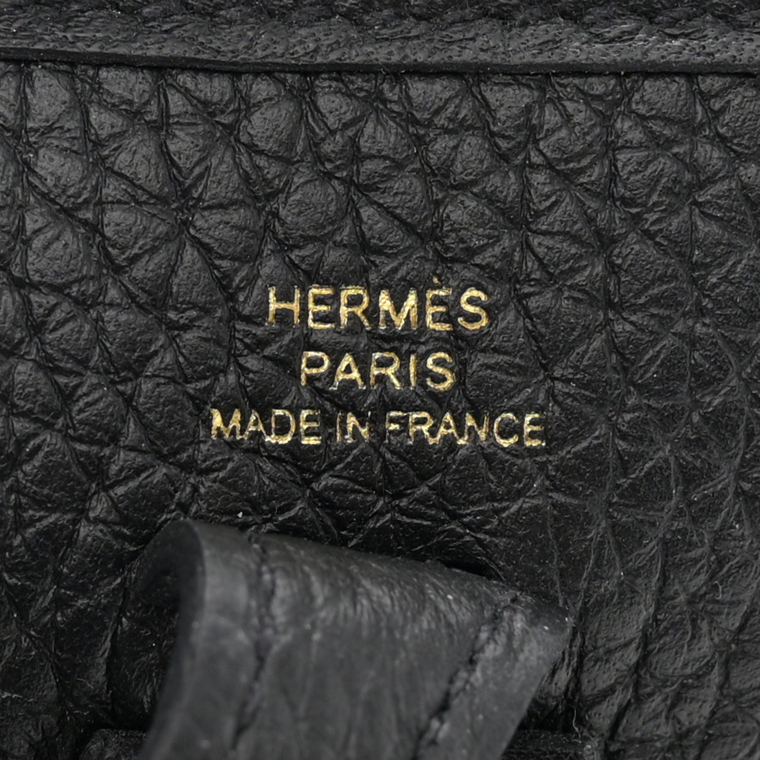 Hermes Taurillon Clemence Evelyne TPM Black 6 of 10