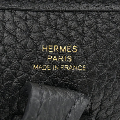 Hermes Taurillon Clemence Evelyne TPM Black 6 of 10