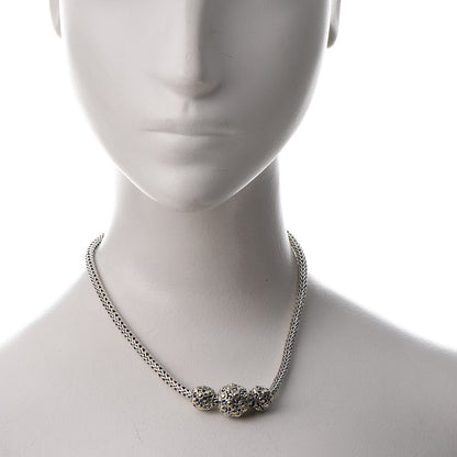 John Hardy Sterling Silver 18K Gold Jaisalmer Three Bead Necklace 2 of 6