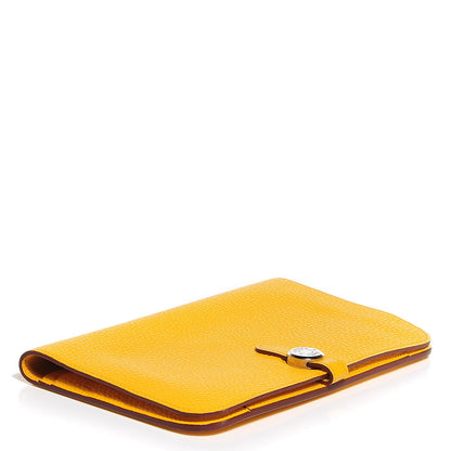 Hermes Togo Dogon Duo Wallet Soleil 4 of 9