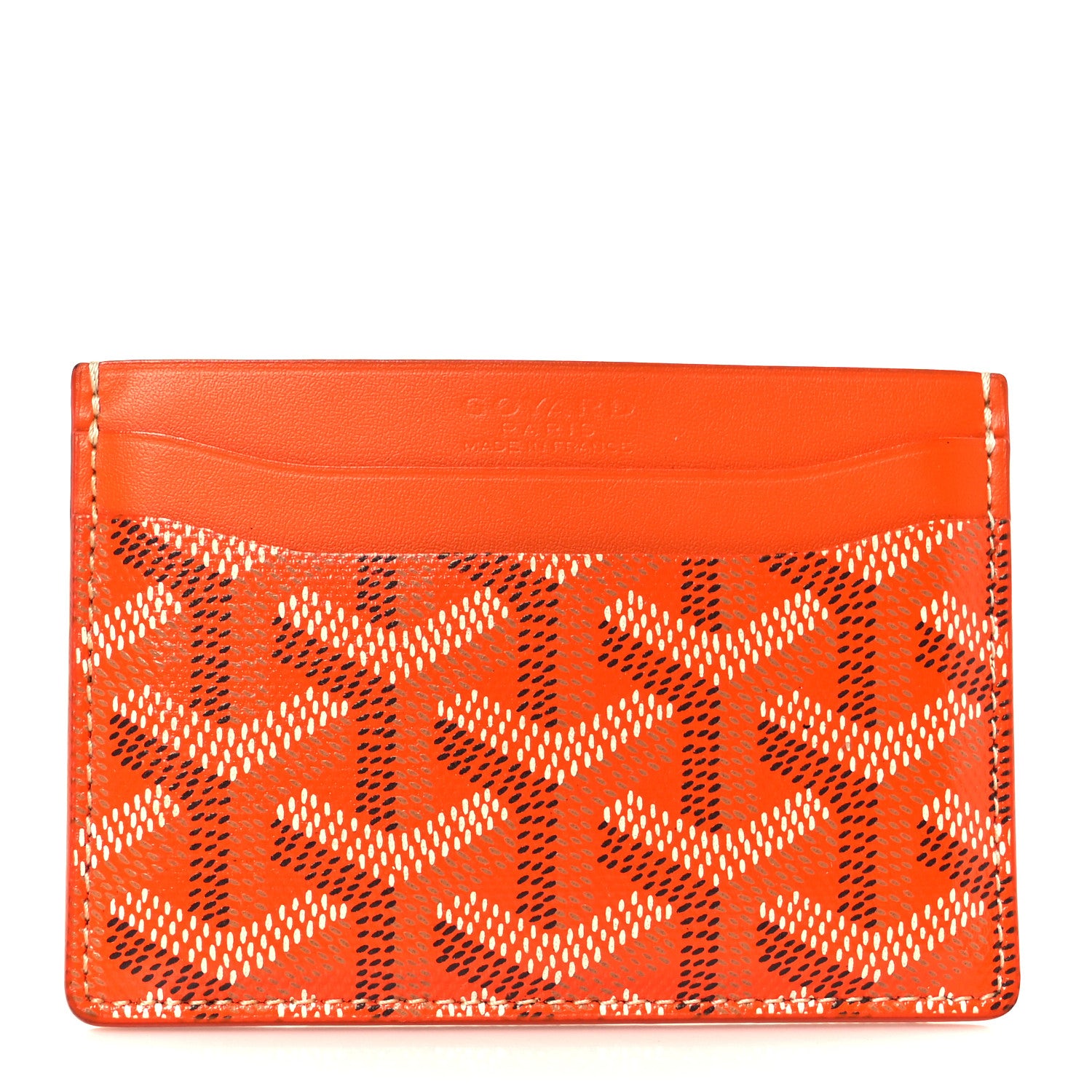 Goyard Goyardine Saint Sulpice Card Holder Orange 1 of 9