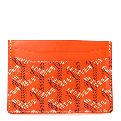 Goyard Goyardine Saint Sulpice Card Holder Orange 1 of 9