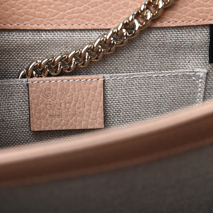 Gucci Dollar Calfskin Small Interlocking G Shoulder Bag Camelia 6 of 9