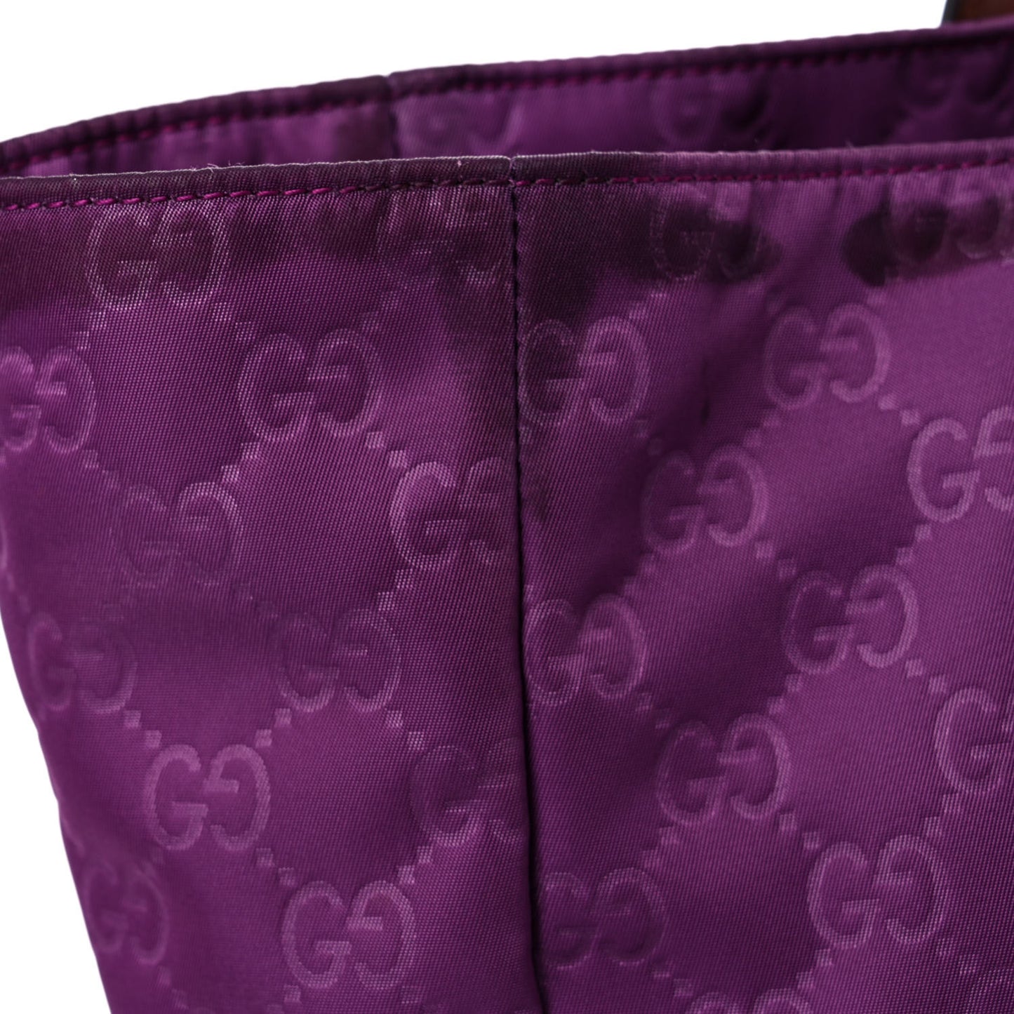 Nylon Guccissima Medium Tote Purple