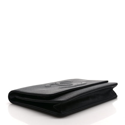 Chanel Caviar Timeless CC Wallet on Chain WOC Black 4 of 9
