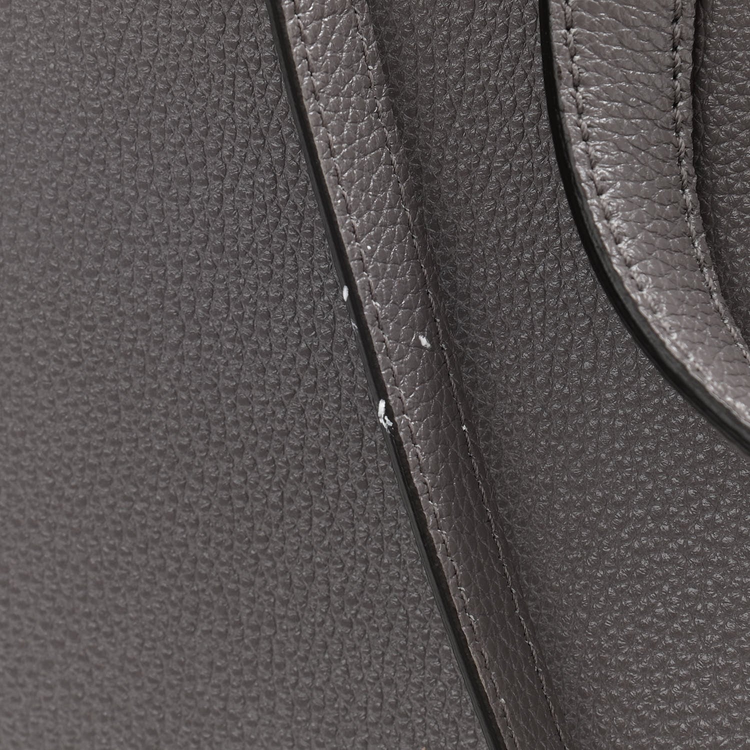 Gucci Grainy Calfskin Medium Zumi Top Handle Bag Dusty Grey 11 of 13