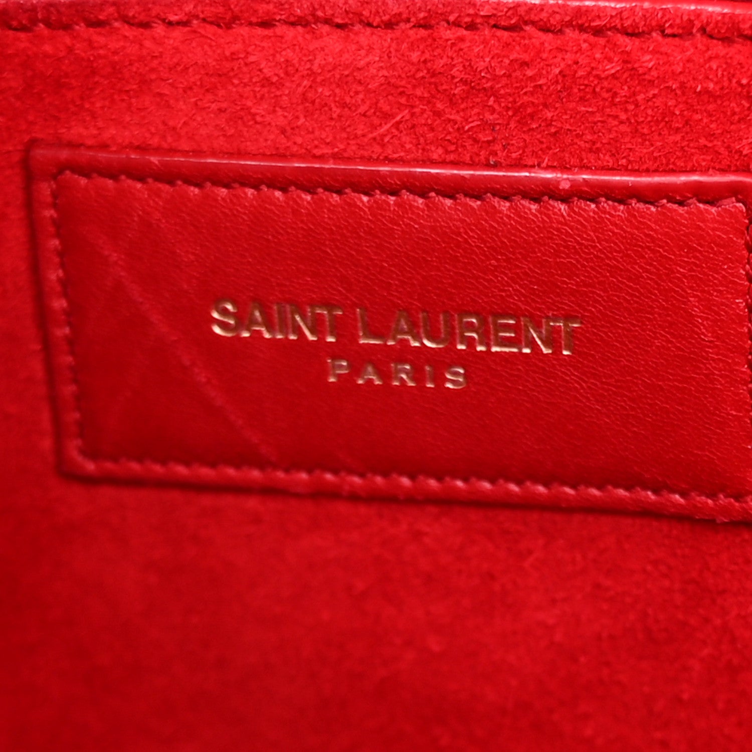 Saint Laurent Calfskin Small Sac De Jour Lipstick Red 7 of 27