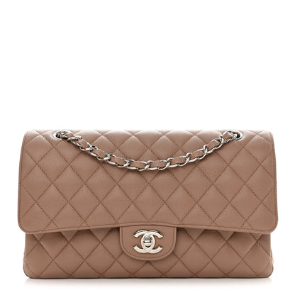 Chanel Caviar Quilted Medium Double Flap Beige 1 of 11