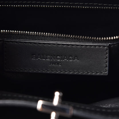 Balenciaga Calfskin Le Dix Soft Cabas M Shoulder Bag Black 7 of 18