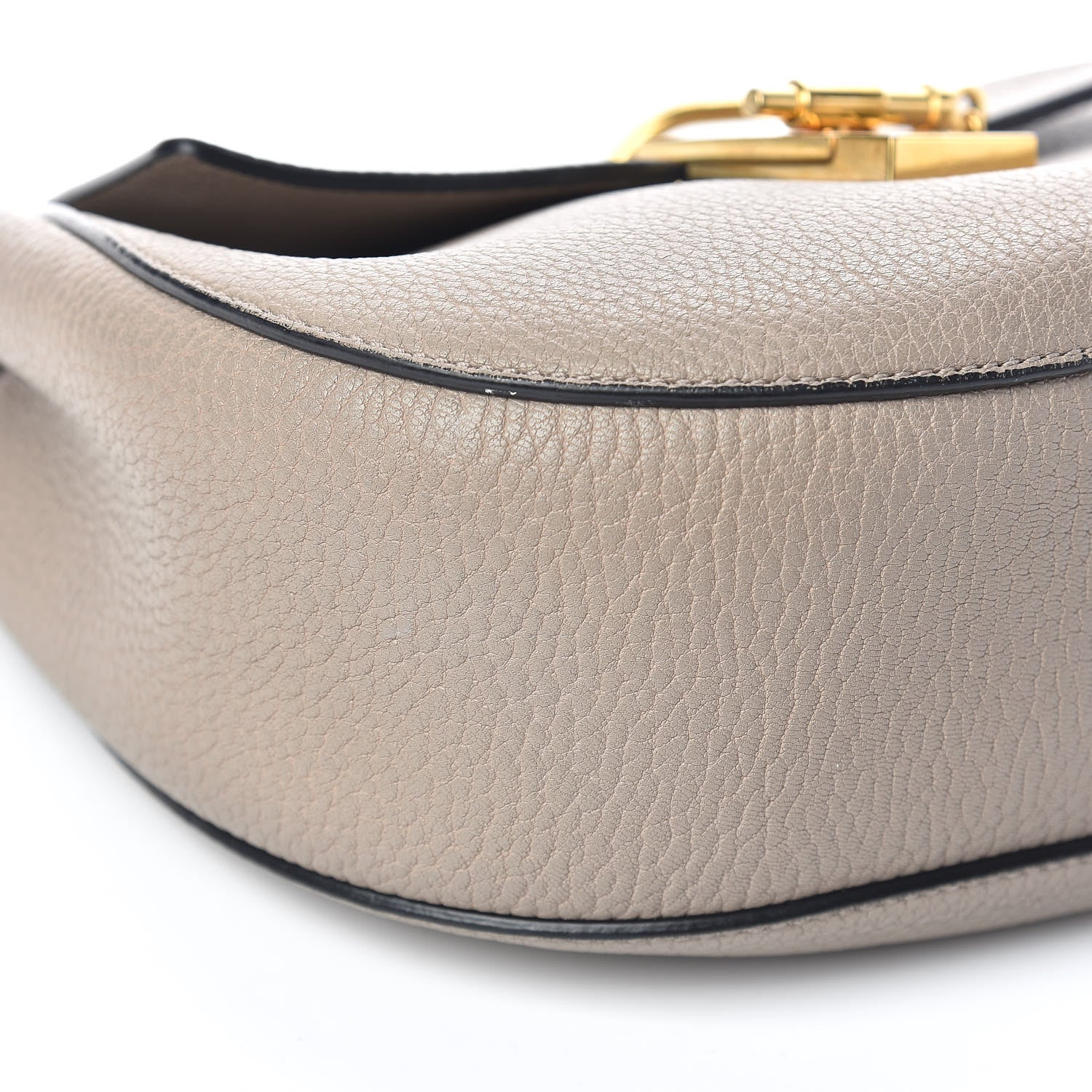 Chloe Grained Lambskin Drew Shoulder Bag Motty Grey 9 of 11