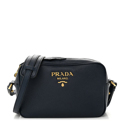 Prada Vitello Phenix Camera Bag Baltico 1 of 10
