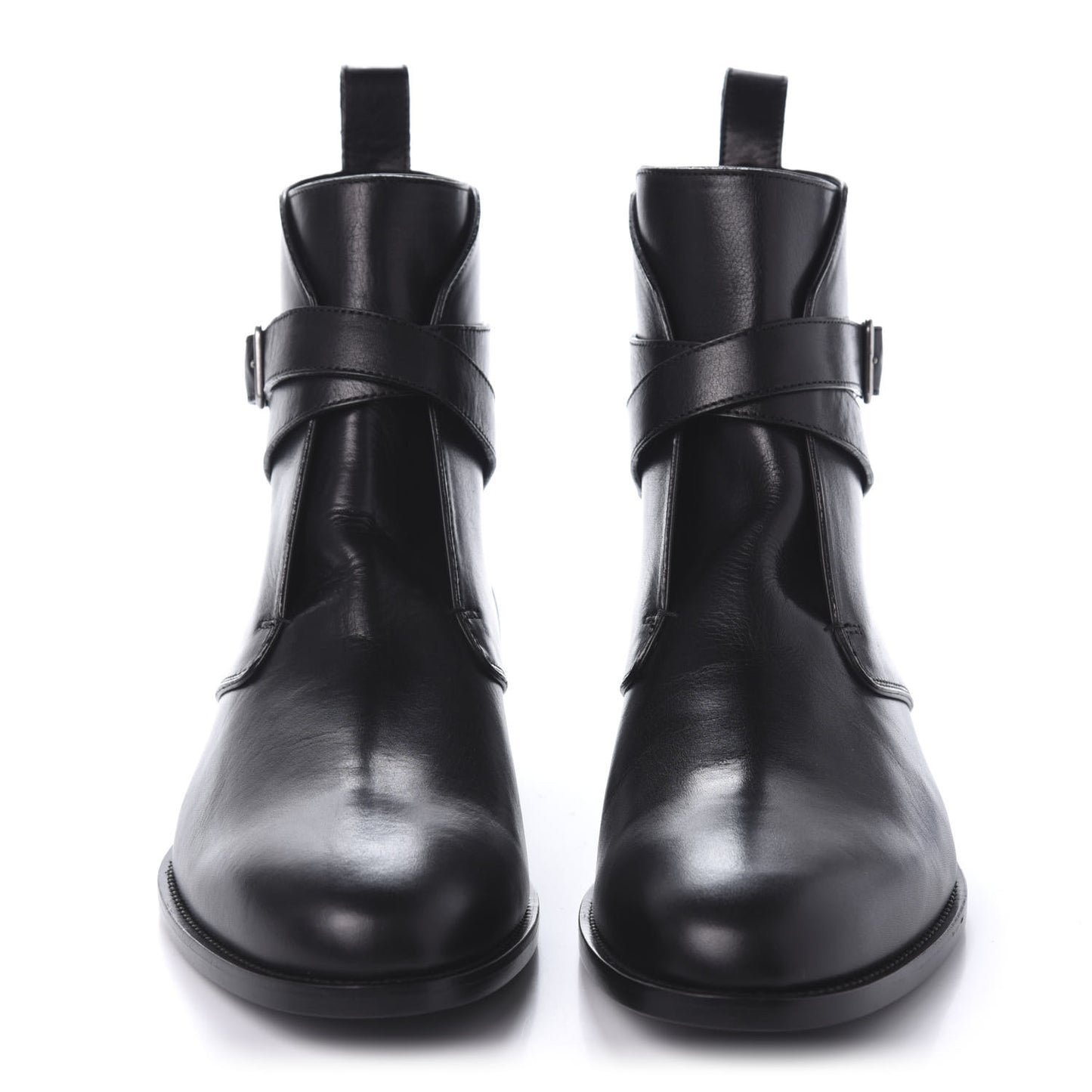 Calfskin Dare 25 Jodhpur Ankle Boots 41 Black