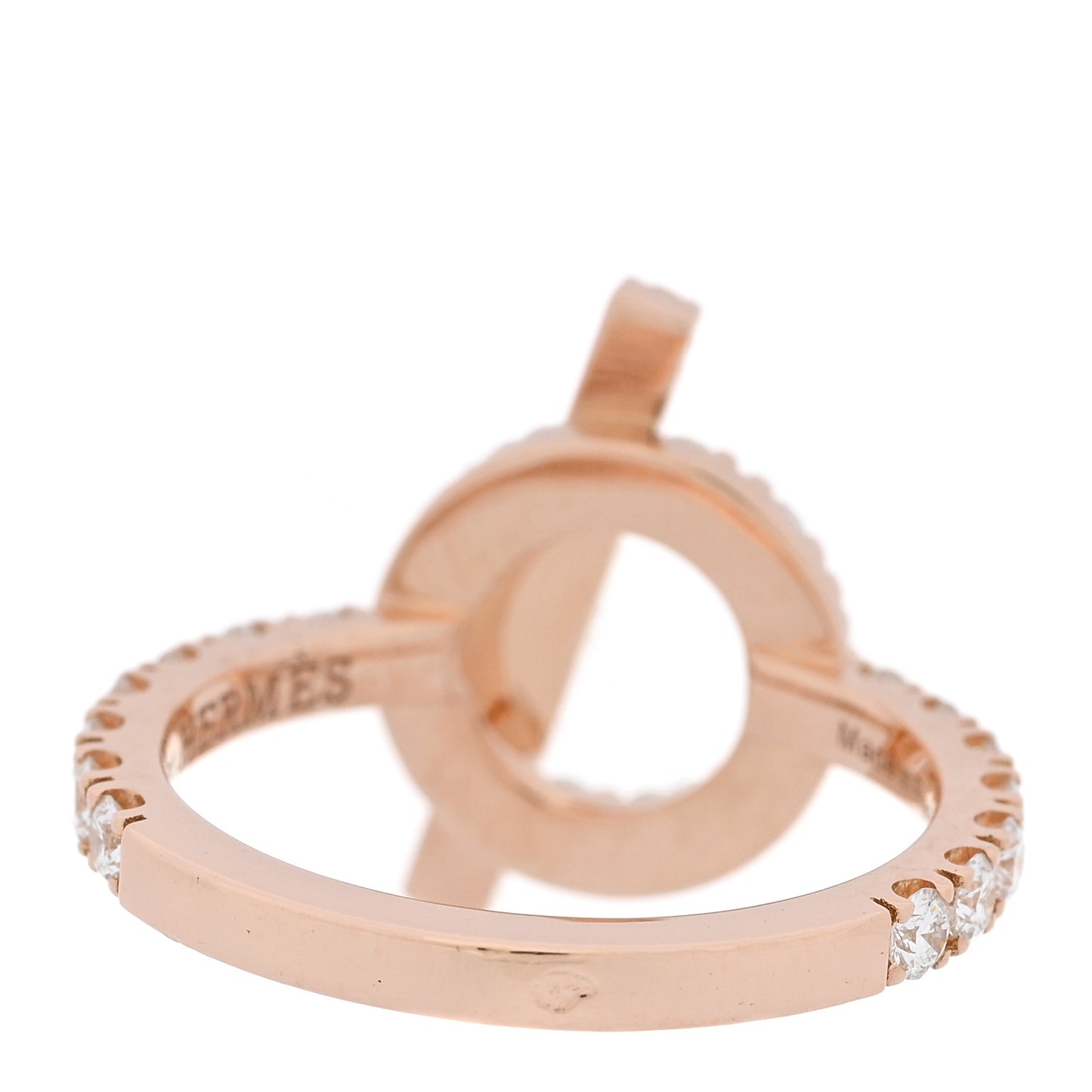 18K Rose Gold Diamond Finesse Ring 49 4.75