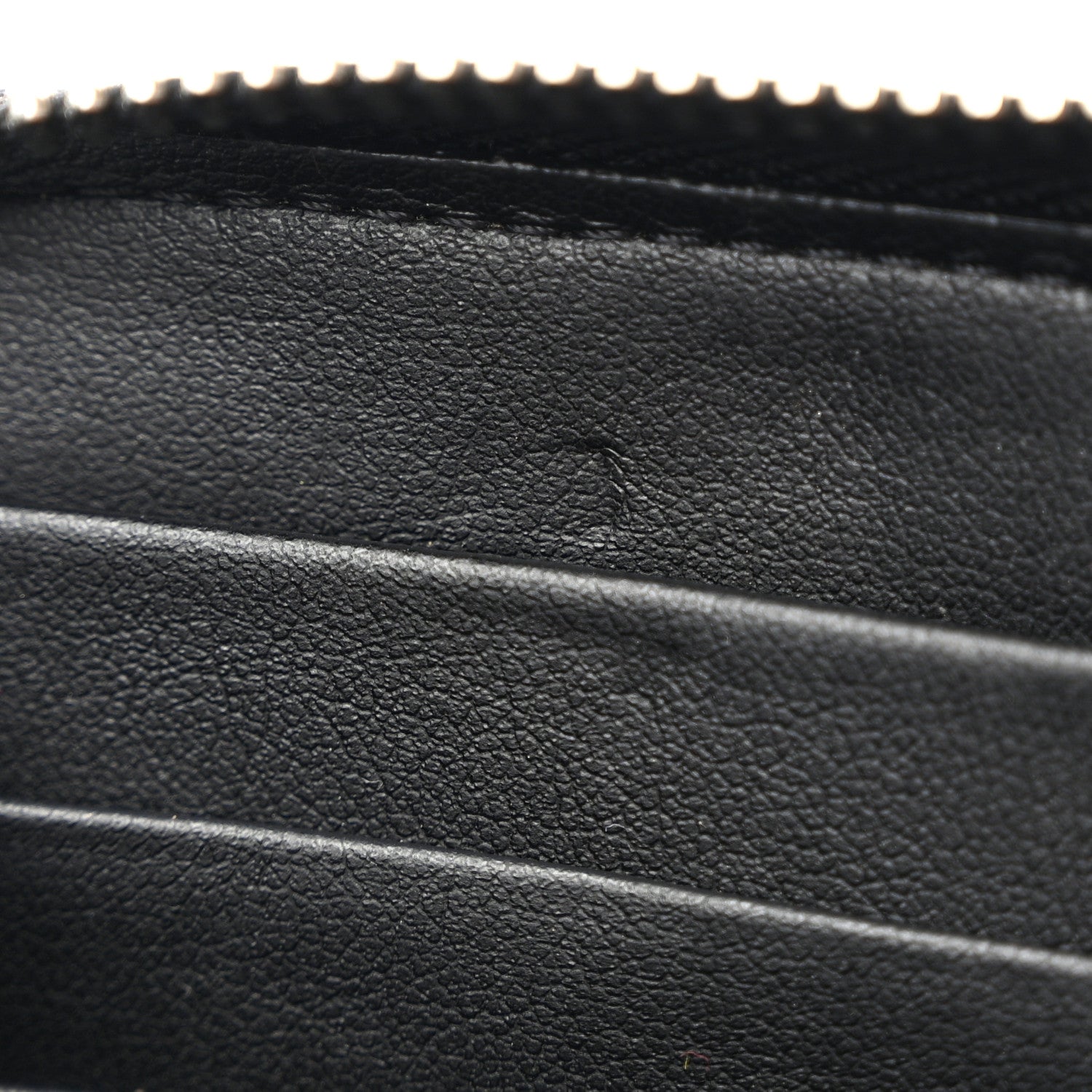 Givenchy Calfskin Logo Star Embossed Zip Around Wallet Black 14 of 19