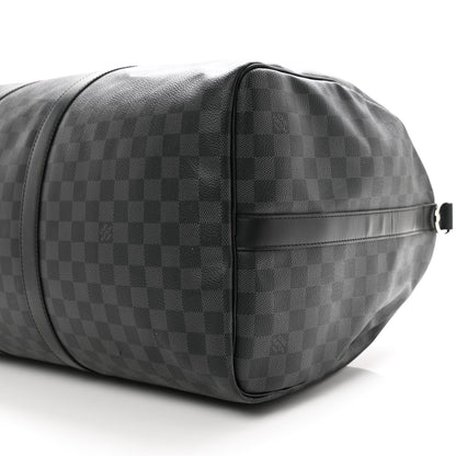 Louis Vuitton Damier Graphite Keepall Bandouliere 55 7 of 10