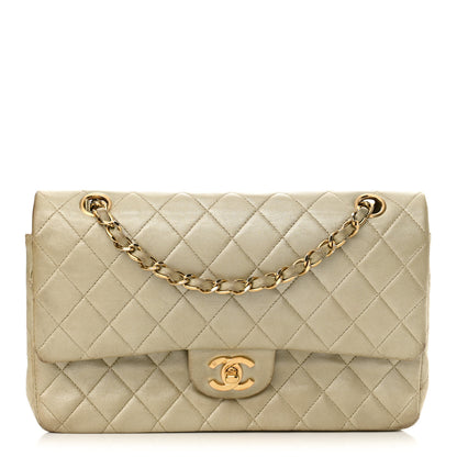 Chanel Metallic Lambskin Quilted Medium Double Flap Gold 1 of 23