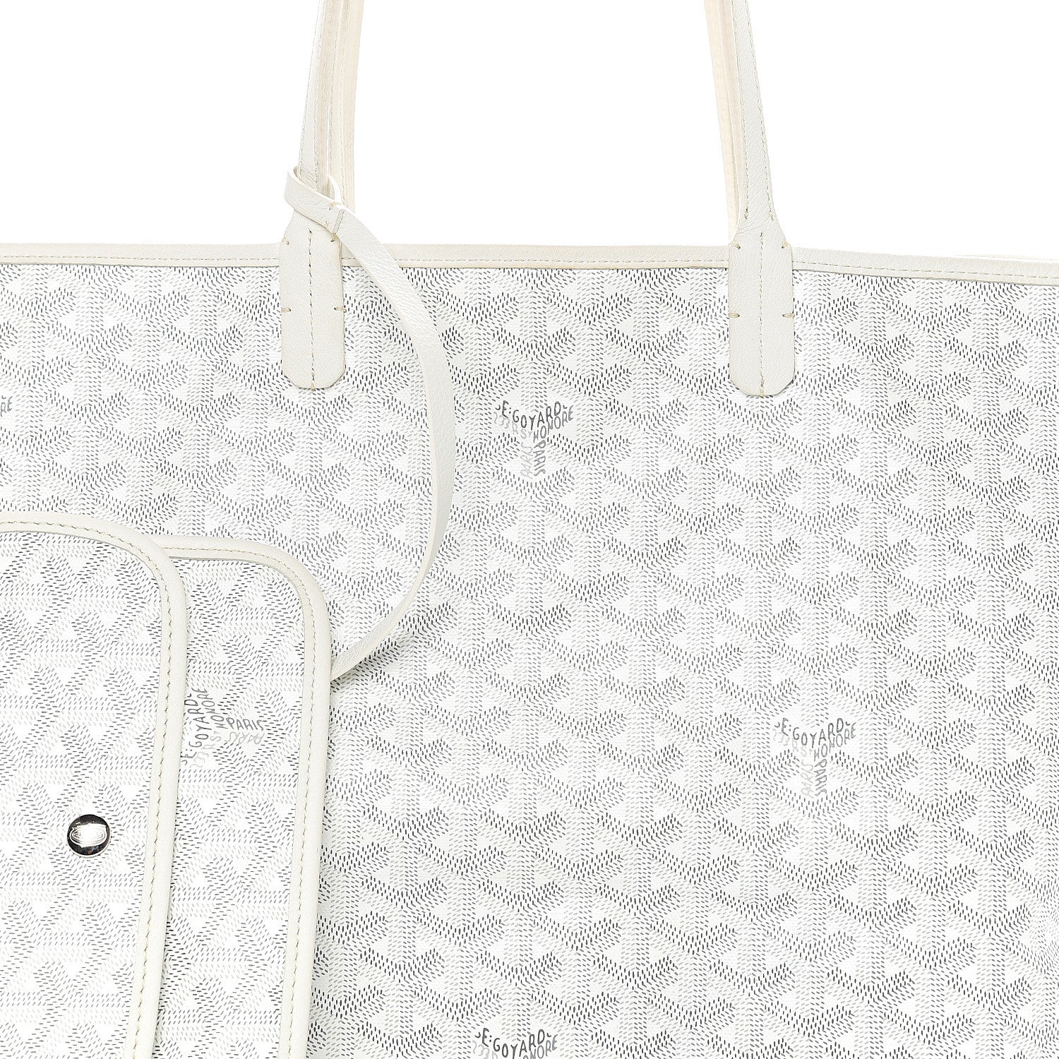 Goyard Goyardine Reversible Anjou PM White 8 of 10