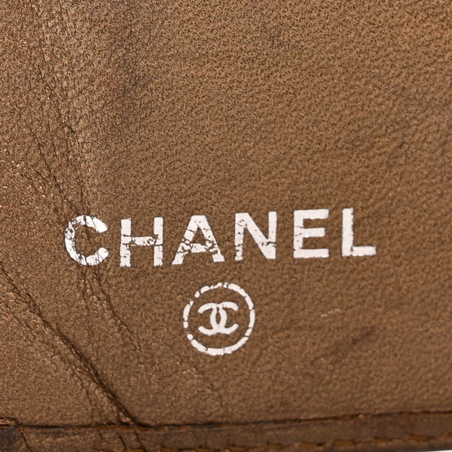 Chanel Metallic Aged Calfskin Quilted Cambon Yen Wallet Gold 6 of 12