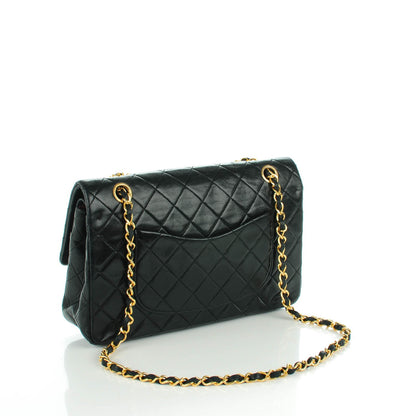 Chanel Lambskin Quilted Medium Double Flap Black 3 of 8