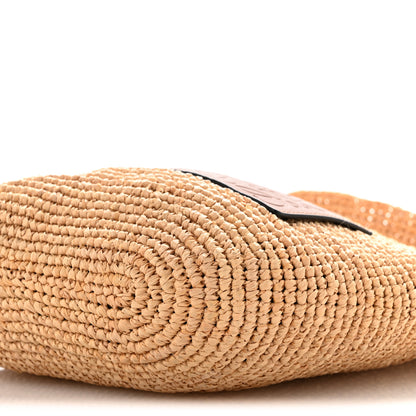 Loewe Raffia Mini Slit Tote Bag Natural Tan 10 of 11