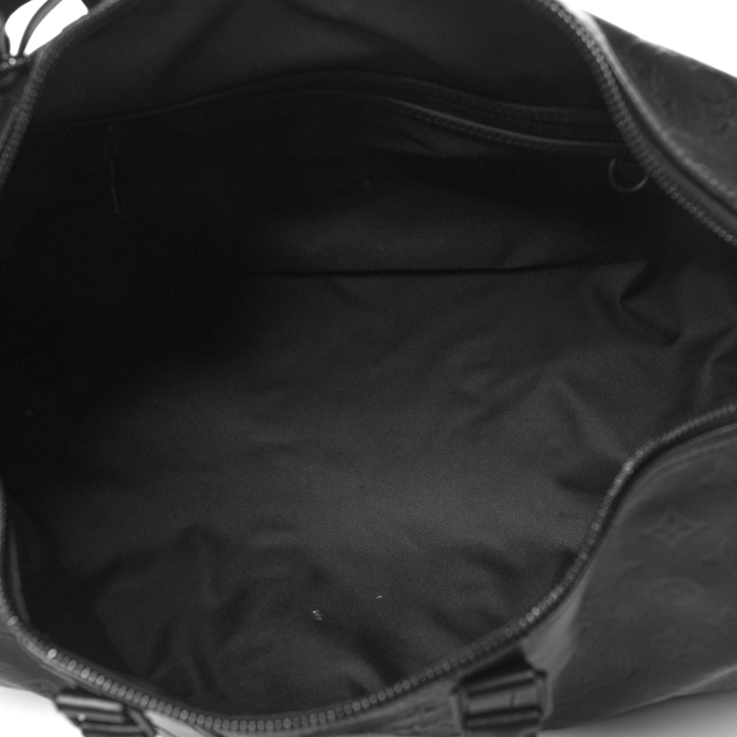 Calfskin Shadow Monogram Keepall Bandouliere 50 Black