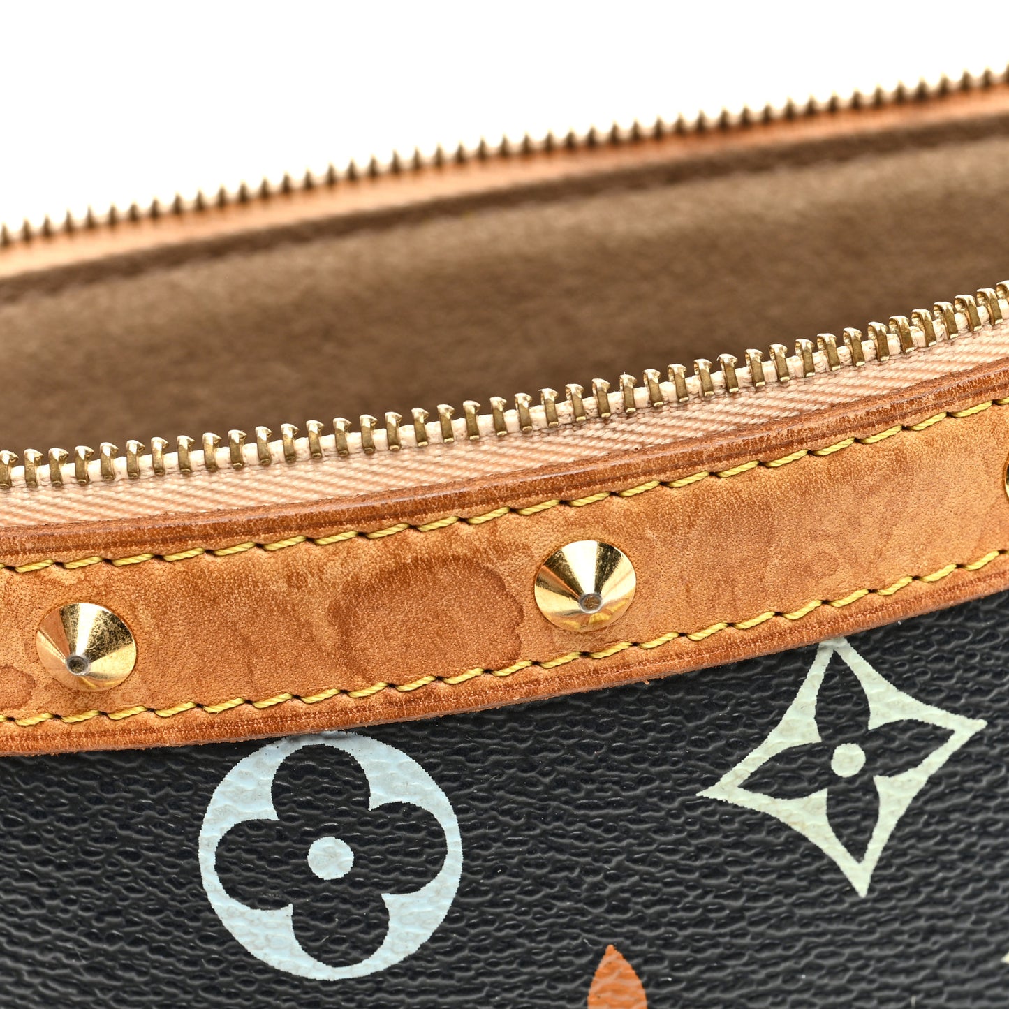 Monogram Multicolor Pochette Accessories Black