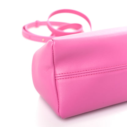 Bulgari Nappa Serpentine Clutch With Strap Pink 7 of 8