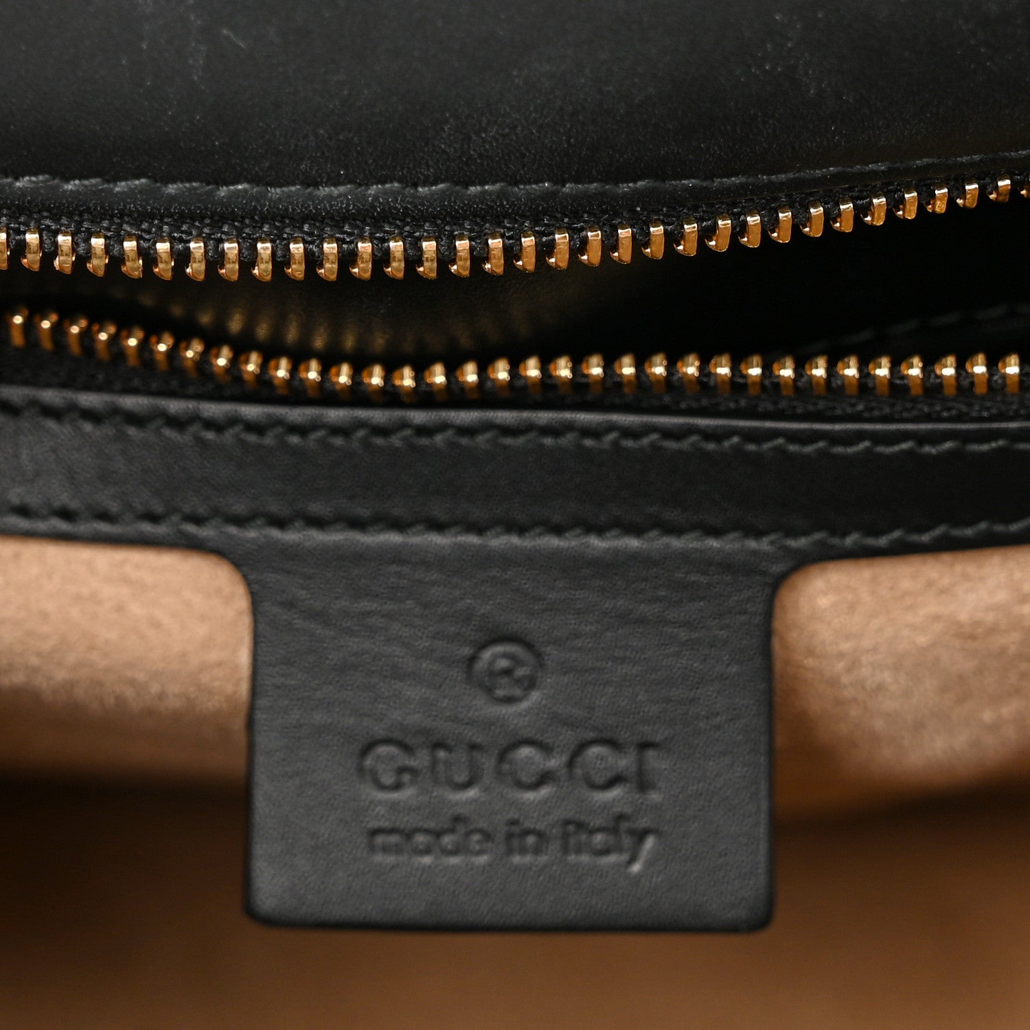 Gucci Calfskin Small Sylvie Shoulder Bag Black 6 of 10