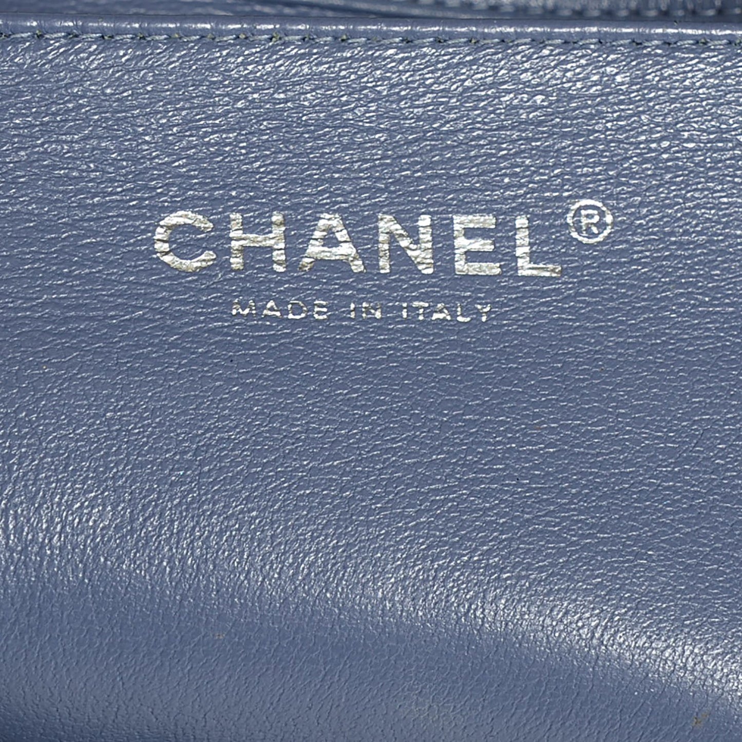 Patent Quilted Clutch with Chain Flap Lavender