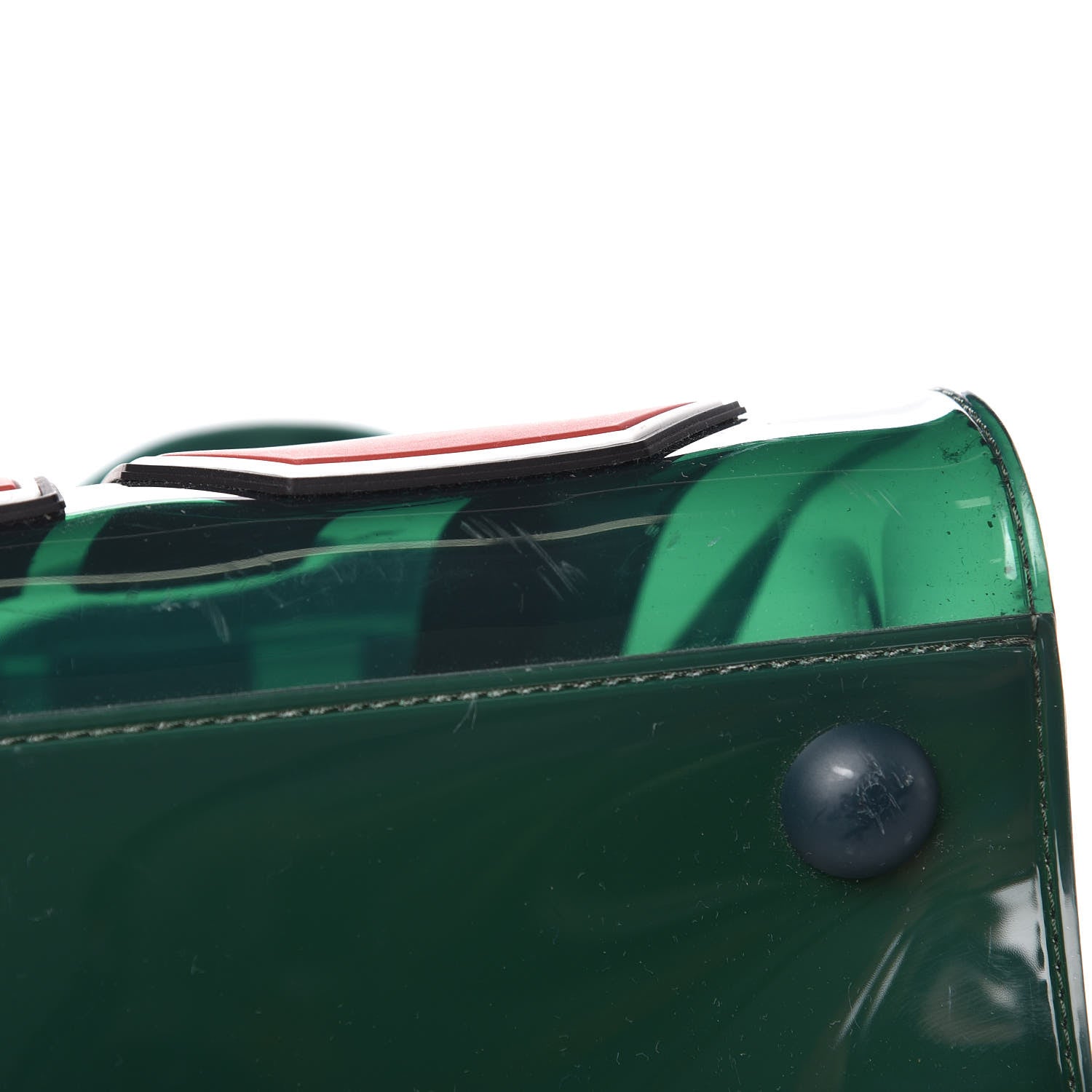 Delvaux PVC The Hero 1829 Brillant Satchel Vert 10 of 11