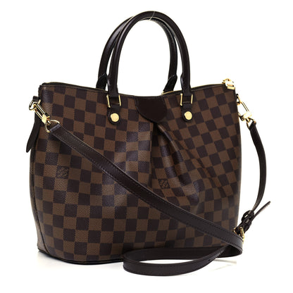 Louis Vuitton Damier Ebene Siena MM 3 of 9