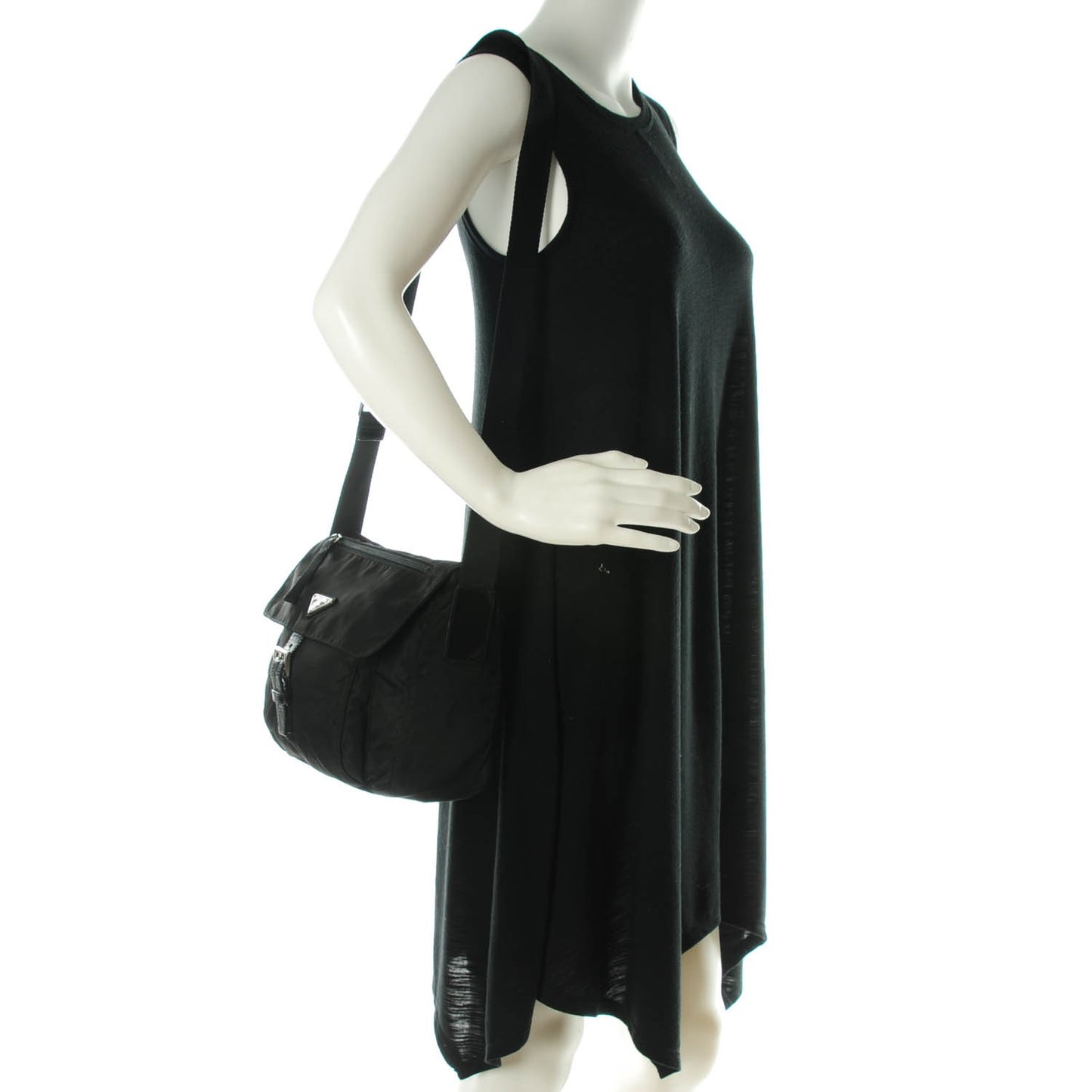 Nylon Vela Small Hunting Bag Black