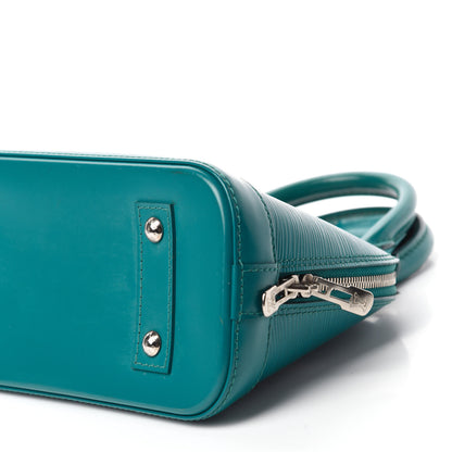 Louis Vuitton Epi Alma BB Cyan 7 of 10