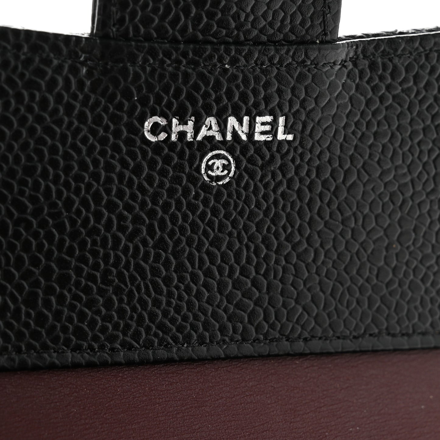 Caviar Quilted Compact Flap Wallet Black