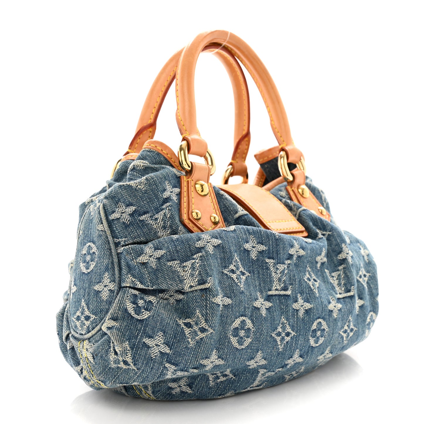 Monogram Denim Pleaty Blue