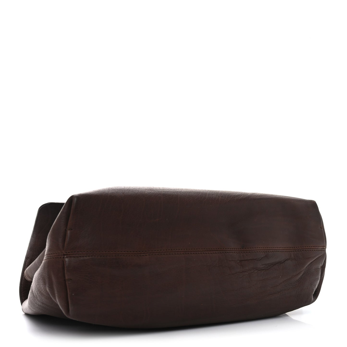 Calfskin Medium Happy Shoulder Bag Brown