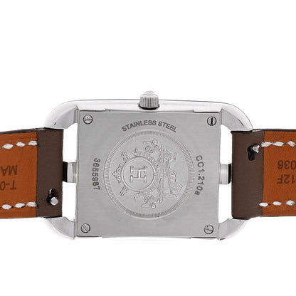 Hermes Stainless Steel Swift 23mm Cape Cod Double Tour Quartz Watch Etoupe 4 of 4
