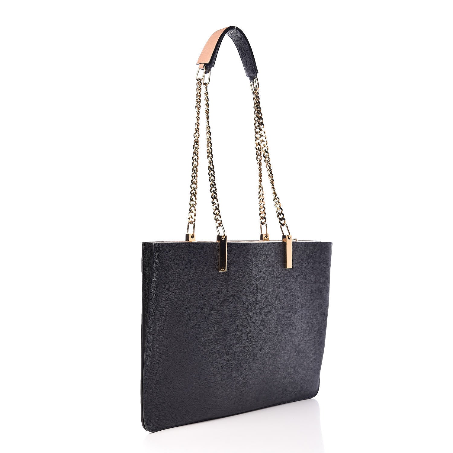 Chloe Calfskin Carey Tote Wet Sand 3 of 13