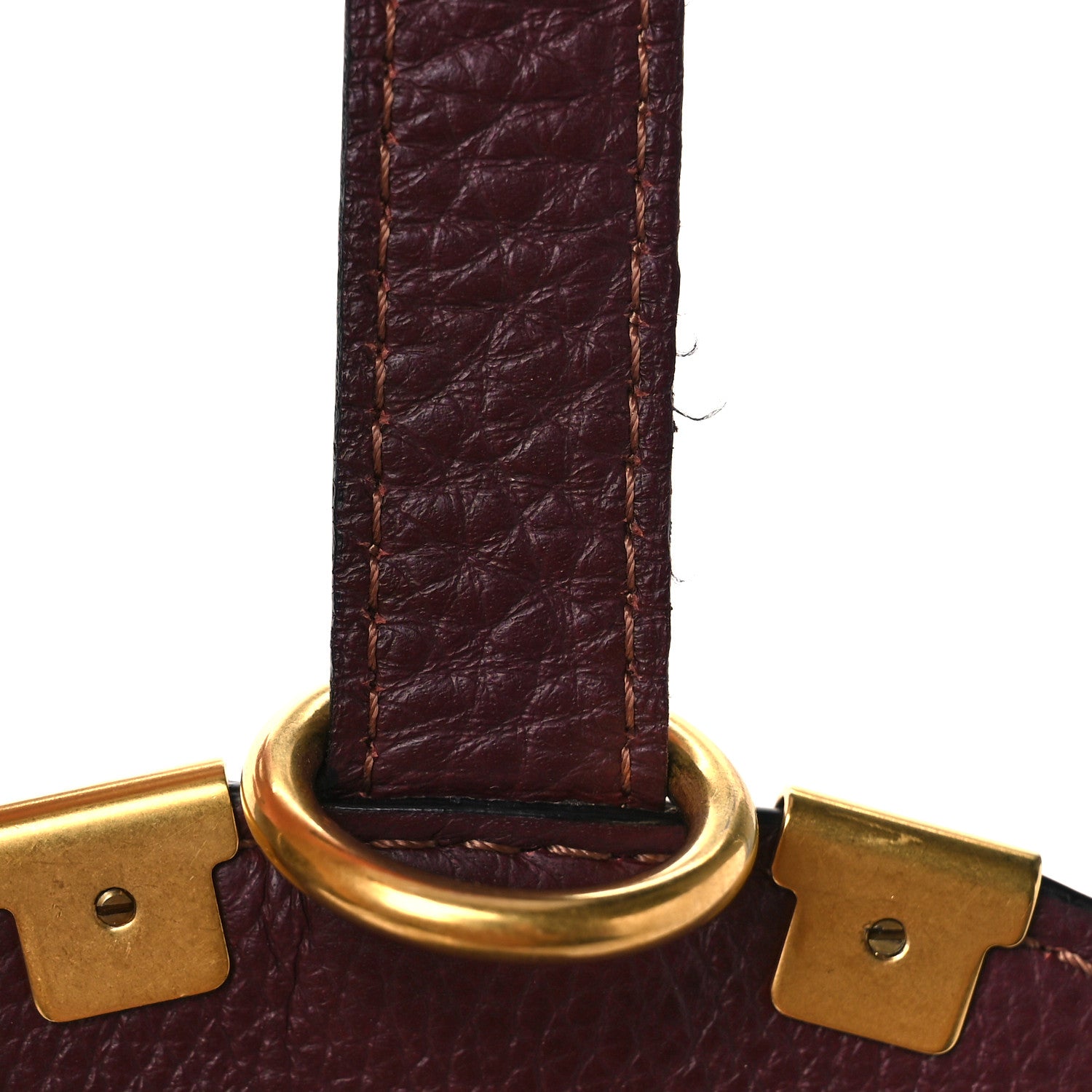 Chloe Calfskin Mini Marcie Round Crossbody Bag Wild Purple 9 of 9