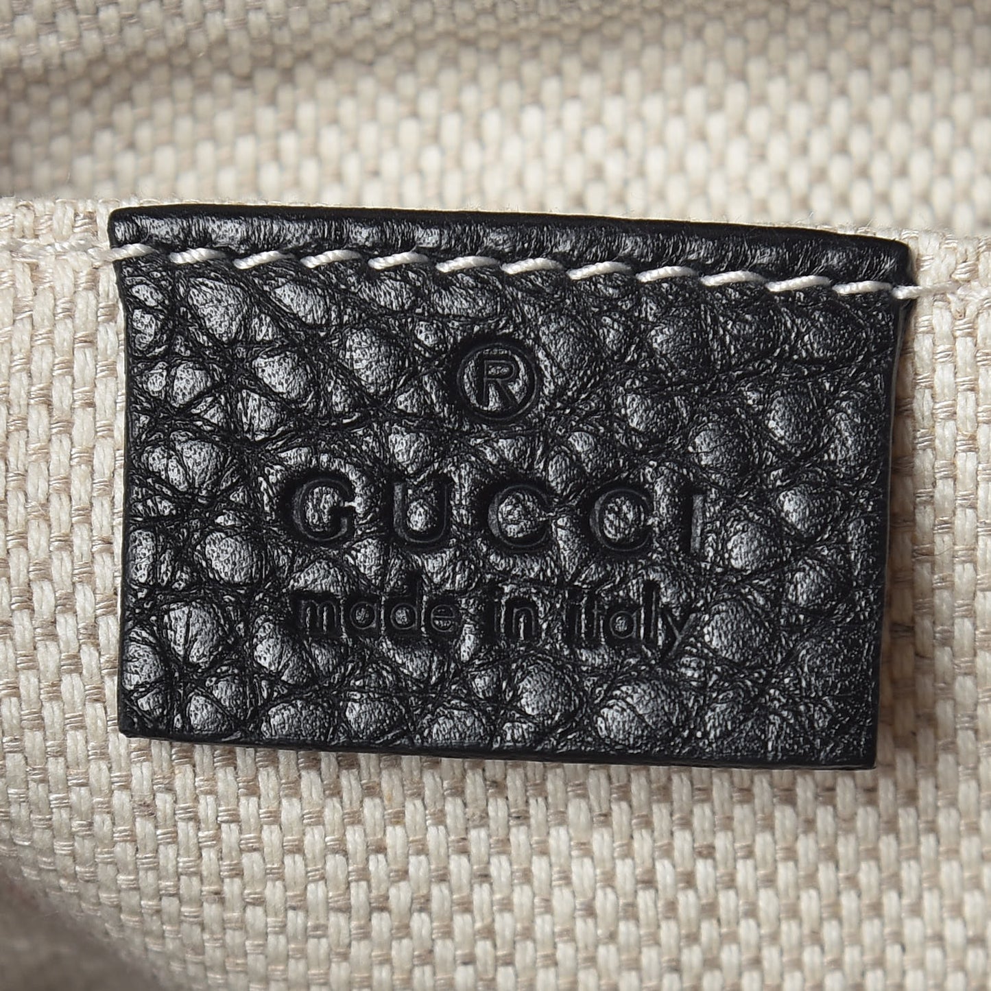 Pebbled Calfskin Small Soho Disco Bag Black