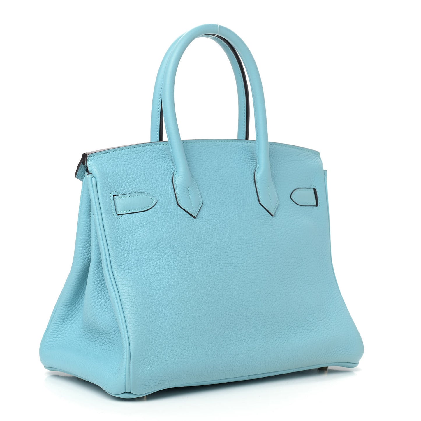 Taurillon Clemence Birkin 30 Bleu Atoll