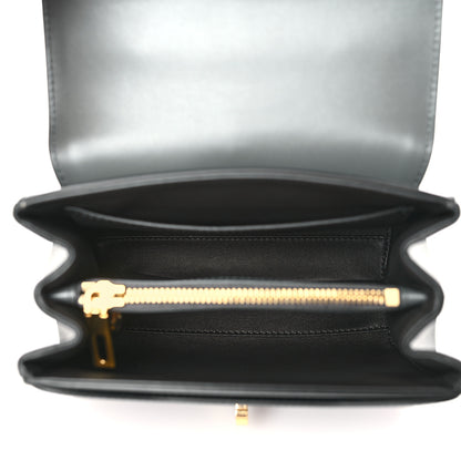 Celine Satinated Calfskin Mini 16 Top Handle Bag Grey 5 of 8