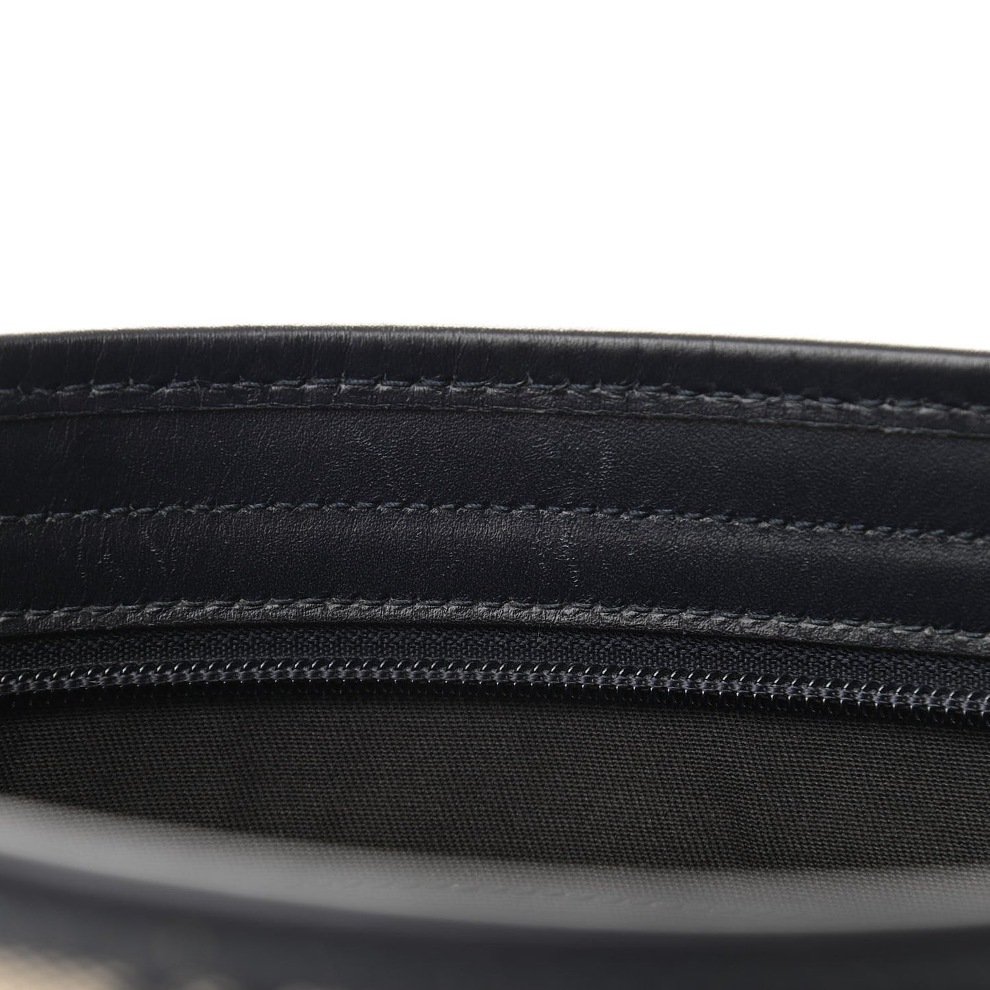 GG Supreme Monogram Web Flat Messenger Bag Navy