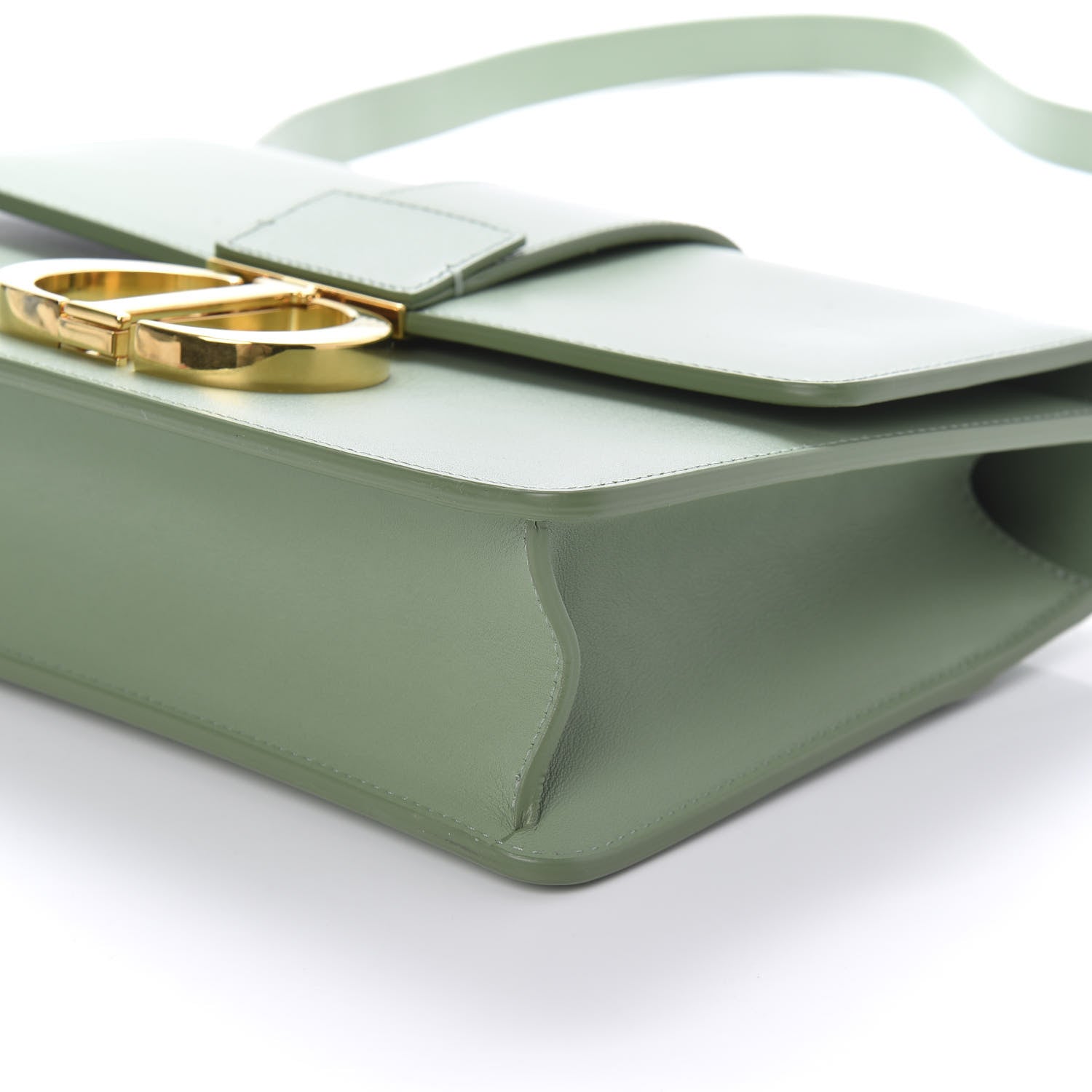 Christian Dior Smooth Calfskin 30 Montaigne Flap Bag Mint Green 7 of 9