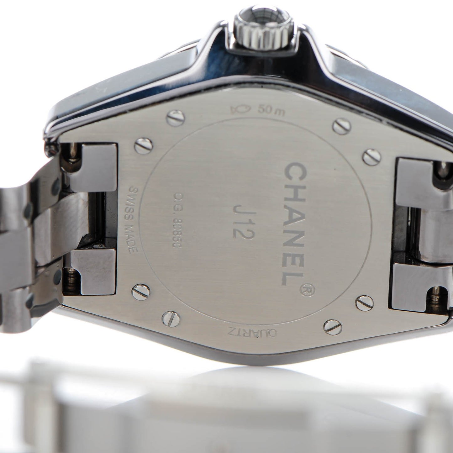 Titanium Ceramic Diamond Bezel 33mm J12 Quartz Watch